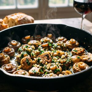 Champignons en persillade