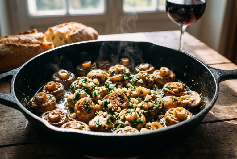 Champignons en persillade