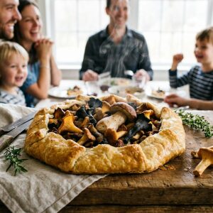 Galette de champignons