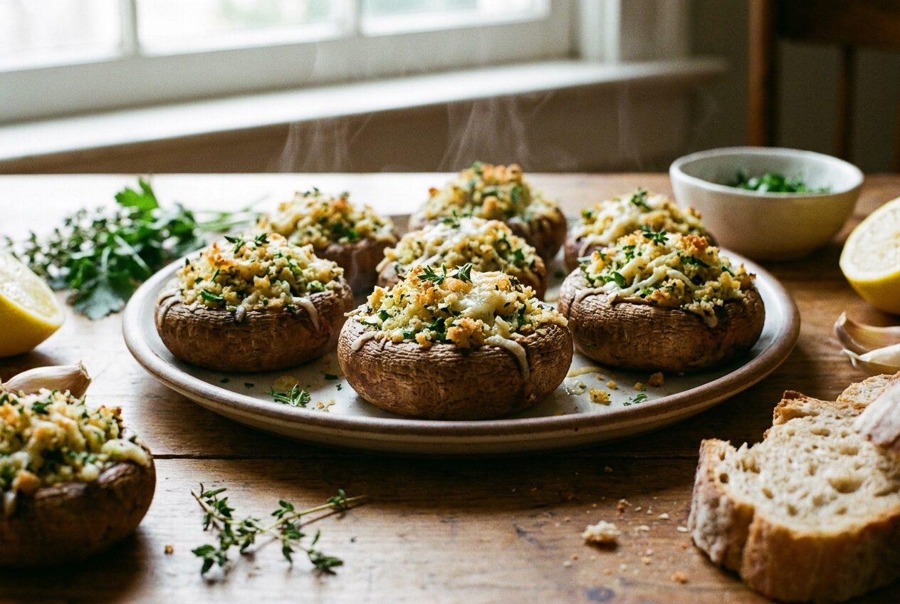 Champignons farcis