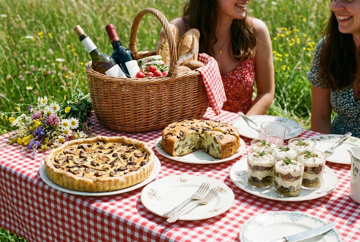 Recettes aux champignons pour un pique-nique champetre
