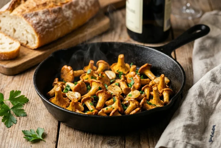 Girolles sautées