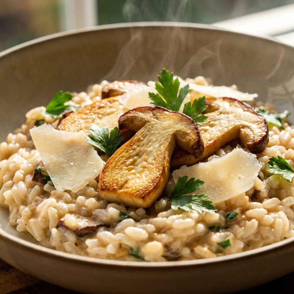Risotto aux cepes