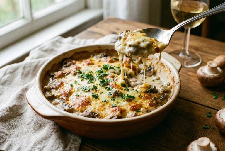 Gratin de champignons