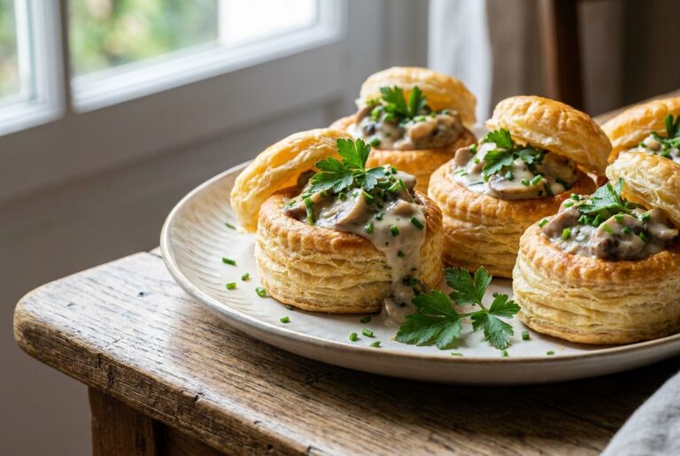 Feuilleté aux champignons